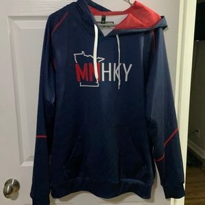 UNRL Silk Series MNHKY L hooded sweatshirt